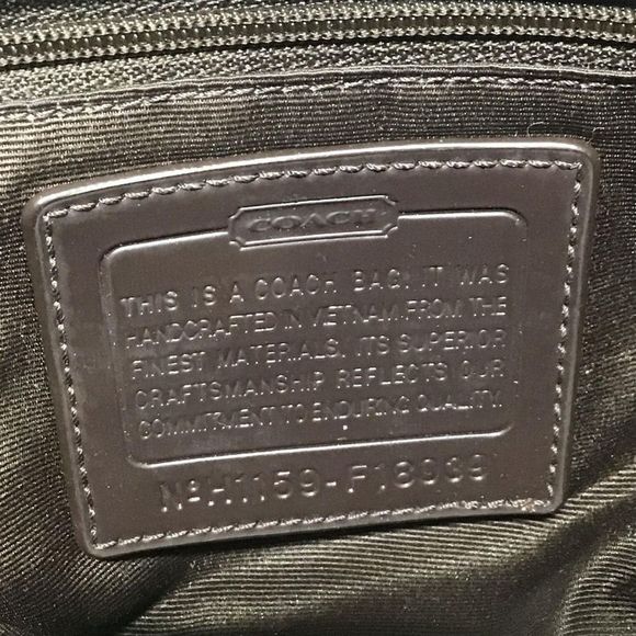 👜coach Brn Hndbg Purse Nite Clsy Desgnr Bag - Picture 4 of 4